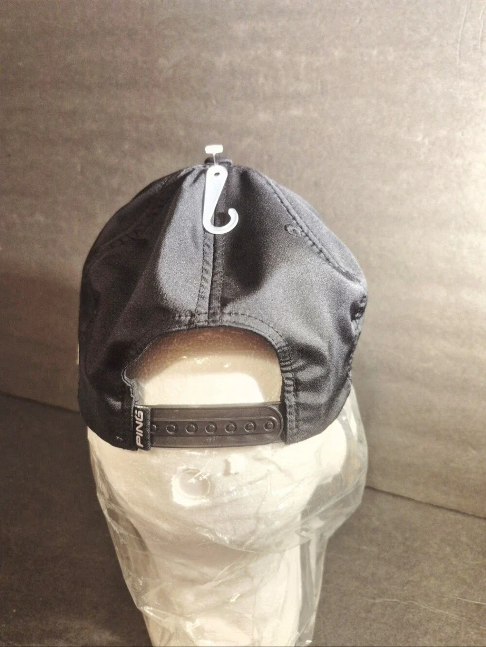 Ping Mr. Ping Black Play Your Best 101 FlexFit  Tech Snapback Golf Hat Cap NWT